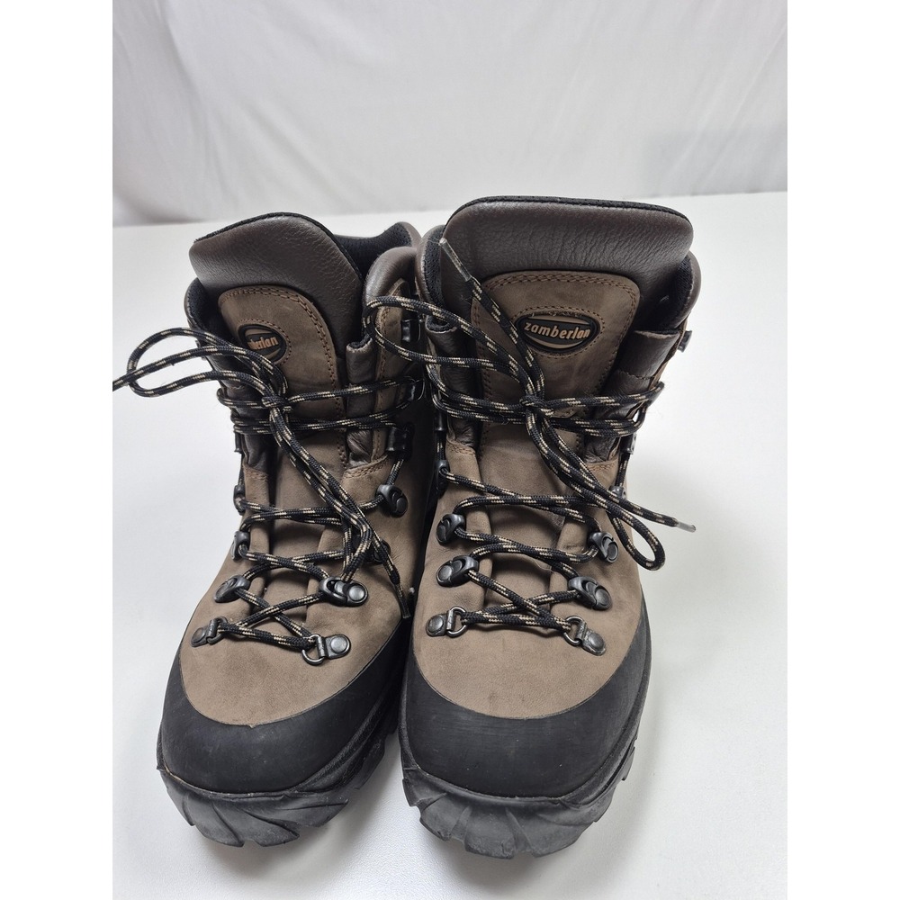 Zamberlan Boots Men's Size 10 Brown Nubuck Gore Tex Waterproof Vibram Winter